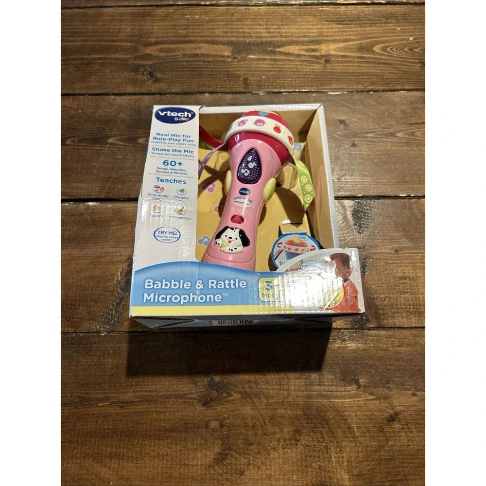 Vtech Babble‎ & Rattle Microphone Pink BRAND NEW